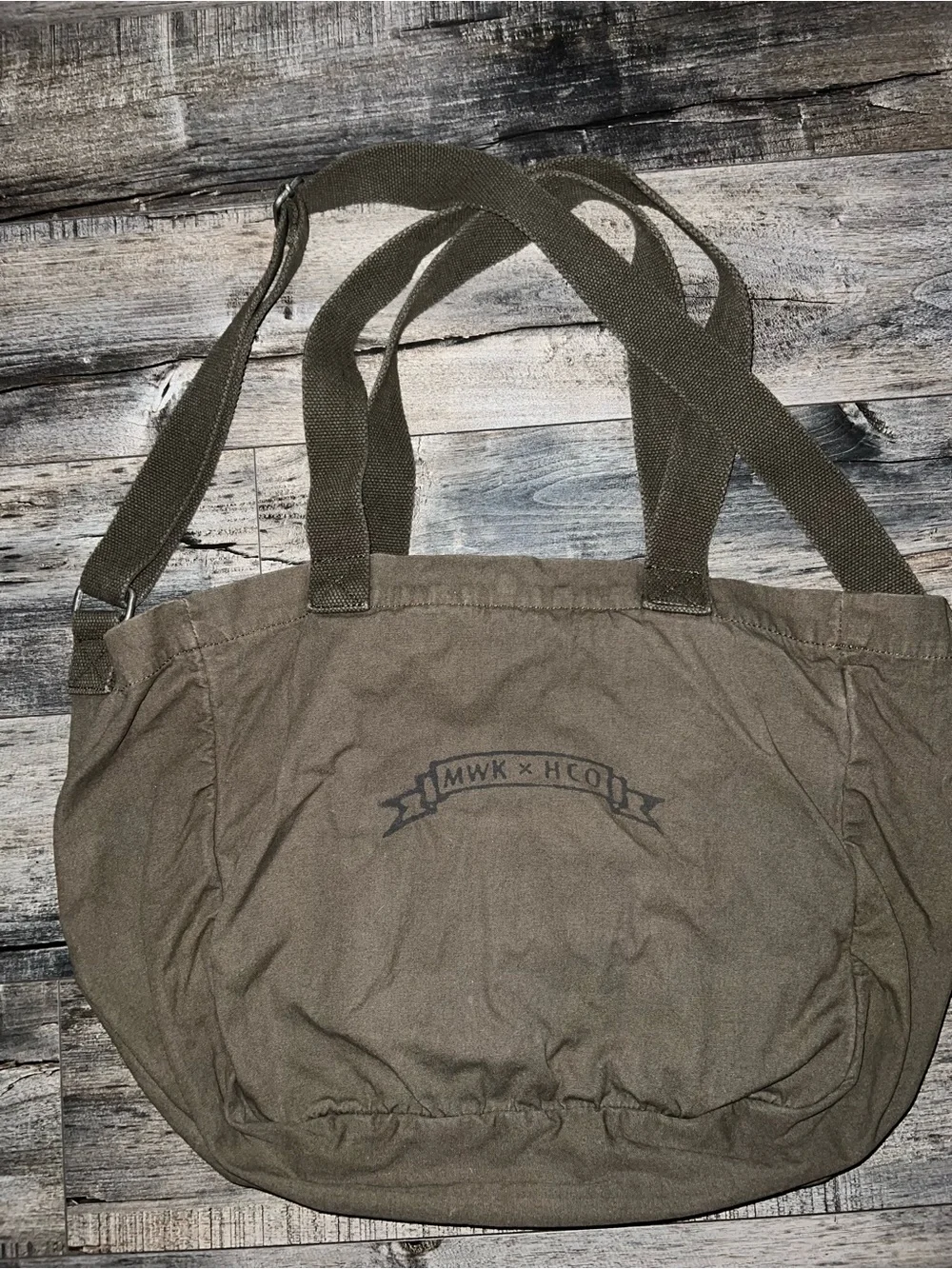 Midwest Kids x Hollister Tote Bag Canvas Patches Green 2023